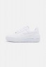 Nike Sportswear AIR FORCE 1 PLATFORM Sneaker low white/summit white AIR FORCE 1 PLATFORM Низкие кроссовки женские белый/саммит белый
