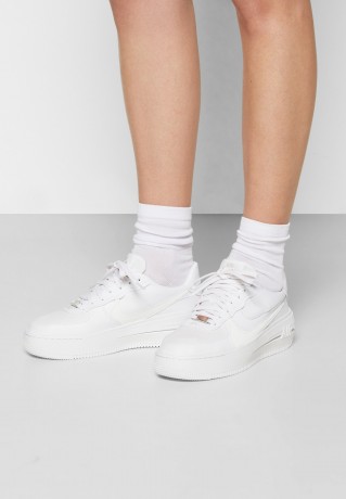Nike Sportswear AIR FORCE 1 PLATFORM Sneaker low white/summit white AIR FORCE 1 PLATFORM Низкие кроссовки женские белый/саммит белый