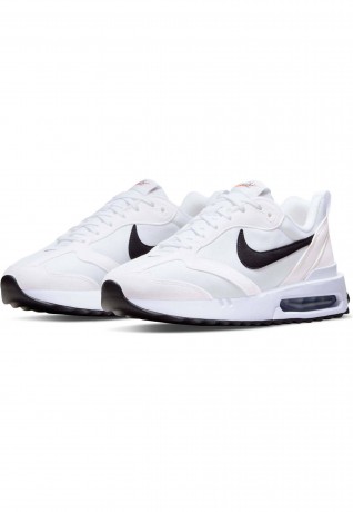 Nike Sportswear AIR MAX DAWN Sneaker low white/black-total orange AIR MAX DAWN Низкие кроссовки женские белый/черный-оранжевый