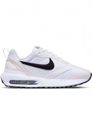 Nike Sportswear AIR MAX DAWN Sneaker low white/black-total orange AIR MAX DAWN Низкие кроссовки женские белый/черный-оранжевый