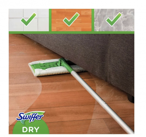 Swiffer dry 36st Сменные салфетки для швабры для сухой уборки полов, 36 штук