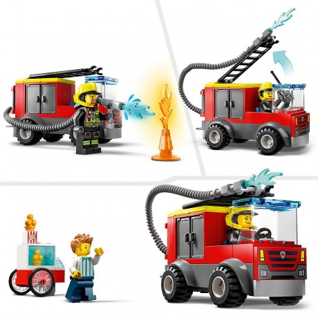 LEGO LEGO City 60375 Feuerwehrstation und Loschauto LEGO City 60375 Пожарная часть и пожарная машина