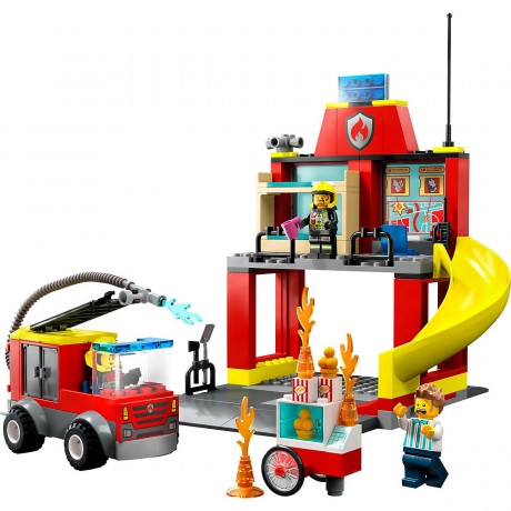 LEGO LEGO City 60375 Feuerwehrstation und Loschauto LEGO City 60375 Пожарная часть и пожарная машина