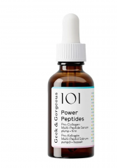 Geek &amp; Gorgeous 101 Power Peptides 30ml x 2st, Сыворотка для лица с пептидами, упругость и разглаживание кожи, 30 мл x 2 шт