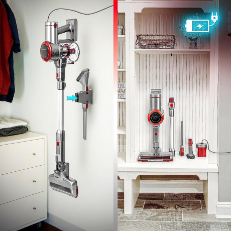 Duronic Duronic Akku-Stielstaubsauger, VC28 Akku Staubsauger, Burstenstaubsauger kabellos, Handstaubsauger Беспроводной пылесос Duronic, беспроводной пылесос VC28, пылесос с беспроводной щеткой, ручной пылесос