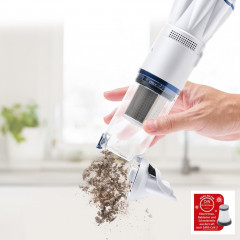 Genius Genius Akku-Handstaubsauger Invictus One 1.0, 90,00 W, beutellos, Handstaubsauger 9-tlg beutellos  kabellos Anthrazit Беспроводной ручной пылесос Genius Invictus One 1.0, 90.00 Вт, без мешка, ручной пылесос, 9 предметов без мешка, беспроводной