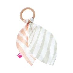 Motherhood Beissring aus Holz mit Baumwollblatter Деревянный прорезыватель с хлопковыми листьями