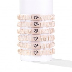 Silke London Coco SILKE Hair Ties Champagne Коко Резинки для волос SILKE
