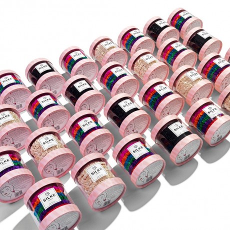 Silke London Coco SILKE Hair Ties Champagne Коко Резинки для волос SILKE