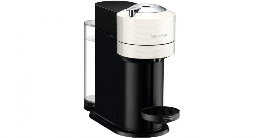DeLonghi DeLonghi Nespresso Vertuo Next & Aeroccino ENV 120.WAE, Kapselmaschine weiss/schwarz weiss, schwarz DeLonghi Nespresso Vertuo Next & Aeroccino ENV 120.WAE, капсульная машина белый/черный