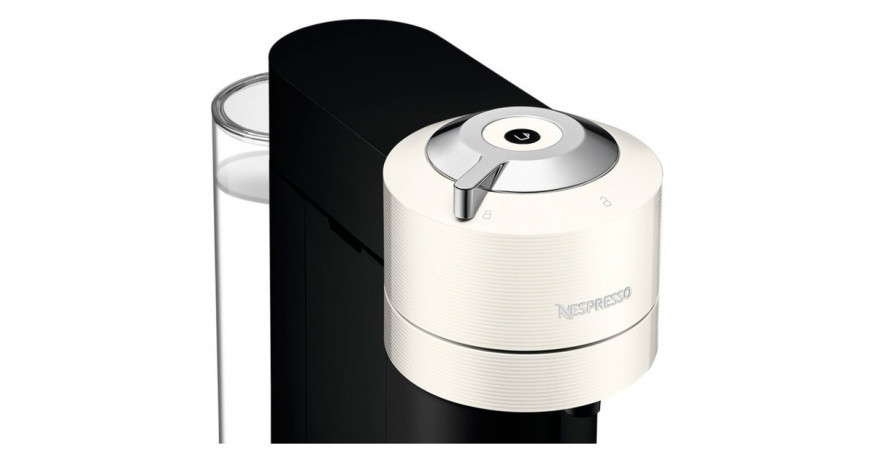 DeLonghi DeLonghi Nespresso Vertuo Next & Aeroccino ENV 120.WAE, Kapselmaschine weiss/schwarz weiss, schwarz DeLonghi Nespresso Vertuo Next & Aeroccino ENV 120.WAE, капсульная машина белый/черный