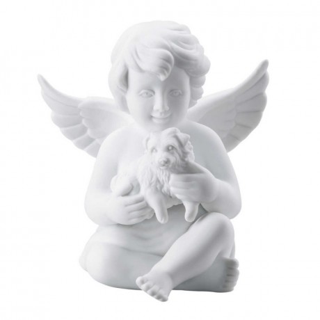 Rosenthal Rosenthal Engel mit Hund gross weiss matt 14,5 cm Rosenthal angel with dog крупная белая матовая 14,5 см