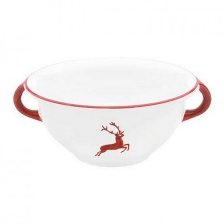 Gmundner Keramik Gmundner Keramik Rubinroter Hirsch Weitling d: 17 cm / 0,6 L Gmundner Ceramics Ruby Red Deer Weitling d: 17 см / 0,6 л