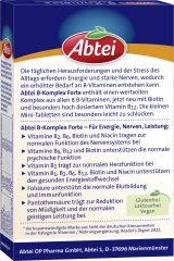 Abtei B-Komplex Forte Mini-Tabletten 50 Mini-Tabletten (11,6 g), Abtei Мини-таблетки с восемью витаминами группы B для энергии, нервной системы и умственной работоспособности, 50 мини-таблеток (11,6 г)