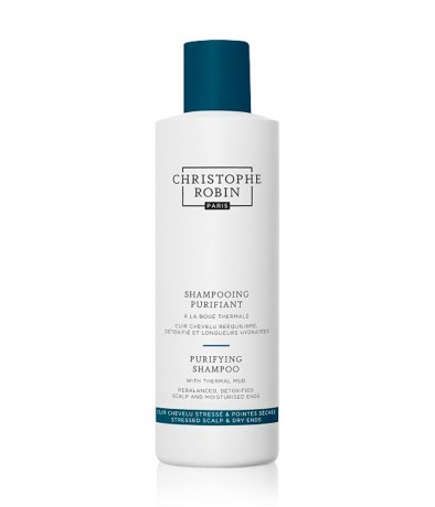 Christophe Robin Purifying Detox Shampoo with thermal mud, 250 мл