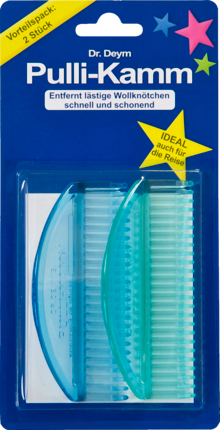 Pulli Kamm текстильный гребень, 2 шт