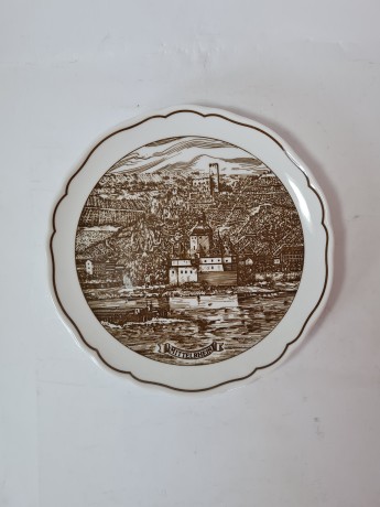 Hutschenreuther 1814 Декоративная тарелка "Винодельческие регионы Германии", 20см, Германия, 1970-80гг.