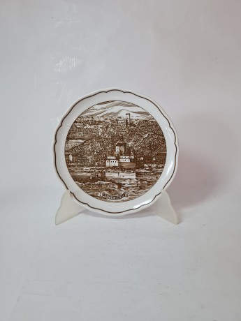 Hutschenreuther 1814 Декоративная тарелка "Винодельческие регионы Германии", 20см, Германия, 1970-80гг.