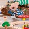 KidKraft Holzeisenbahnset Mountain mit Aufbewahrungsbox Деревянный поезд Гора с ящиком для хранения