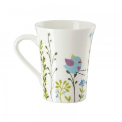 Hutschenreuther Hutschenreuther My Mug Collection Birdie - Blue Becher mit Henkel 0,40 L Hutschenreuther My Mug Collection Birdie - Синяя кружка с ручкой 0,40 л
