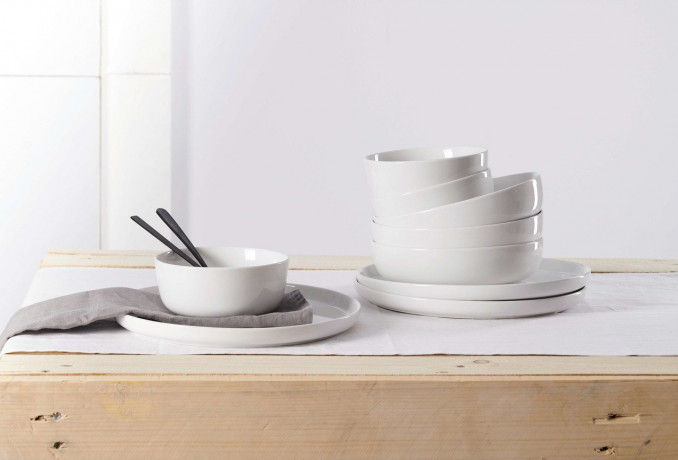 Ritzenhoff & Breker Ritzenhoff & Breker Kombiservice 16-tlg. Finja weiss/grau Комбинированный сервиз Ritzenhoff & Breker, 16 предметов. Финья