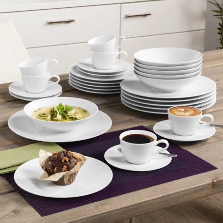 Seltmann Weiden Seltmann Weiden Life Weiss Kombiservice 30-tlg. Комбинированный сервиз Seltmann Weiden Life Weiss 30 шт.