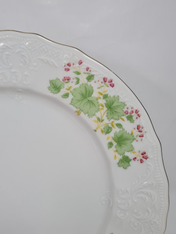 Чайное трио винтажное Bernadotte Czech "Вьюнки", фарфор, Чехословакия, 1970-80гг.