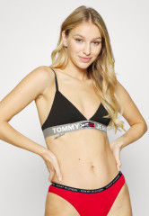 Tommy Hilfiger BRALETTE UNLINED Triangle bra black БЮСТГАЛЬТЕР БЕЗ ПОДКЛАДКИ Бюстгальтер с треугольными чашечками черный