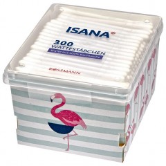 ISANA Wattestabchen Ватные палочки для всех типов кожи 300 шт.