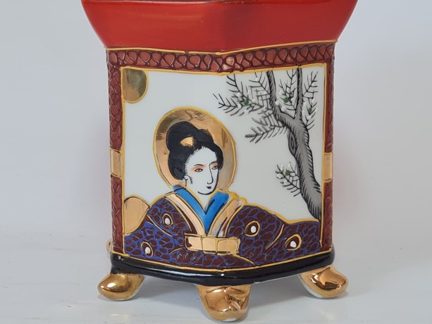 Японский фарфоровый сервиз для чайной церемонии,обильная позолота и Япония, 1960гг.