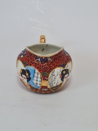 Японский фарфоровый сервиз для чайной церемонии,обильная позолота и Япония, 1960гг.