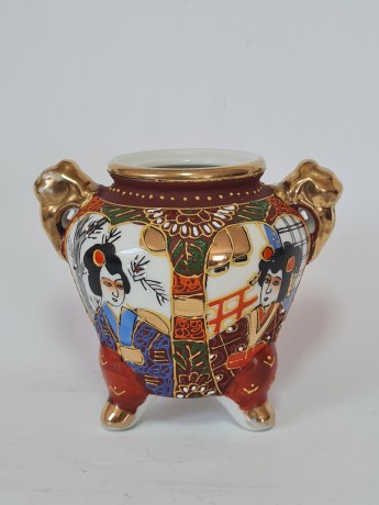 Японский фарфоровый сервиз для чайной церемонии,обильная позолота и Япония, 1960гг.