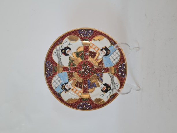 Японский фарфоровый сервиз для чайной церемонии,обильная позолота и Япония, 1960гг.