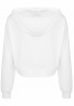 Tommy Hilfiger CROPPED Hoodie white УКОРОЧЕННЫЕ — Толстовка с капюшоном белый