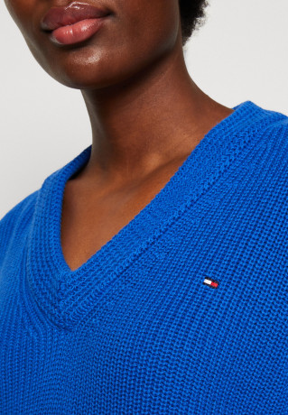 Tommy Hilfiger SWEATER  Jumper electric blue СВИТЕРА Джемперы синий электрик
