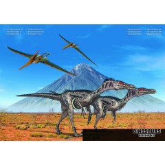 Edu-Toys Grosses 2in1 Dinosaurier Ausgrabungsset mit Werkzeug Velociraptor und Prerodactylus in schwerem Sandblock Большой набор для раскопок динозавров 2 в 1 с инструментами Velociraptor и Prerodactylus в тяжелом песчаном блоке