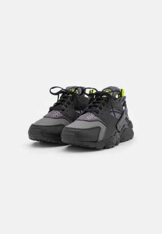 Nike Sportswear AIR HUARACHE WT UNISEX Sneaker low iron grey/black/volt AIR HUARACHE WT UNISEX Низкие кроссовки женские утюг серый/черный/вольт