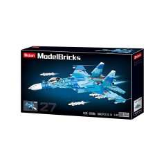Sluban Klemmbausteine Dusenjager Modell 27 (1040 Teile) Dusenjager модель 27 (1040 деталей)