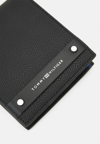Tommy Hilfiger BUSINESS LEA UNISEX Wallet black BUSINESS LEA UNISEX Бумажник черный