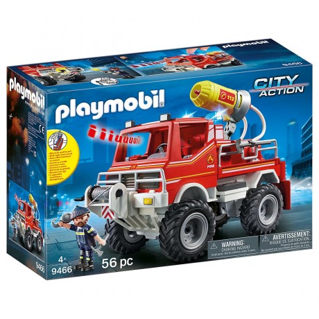 PLAYMOBIL PLAYMOBIL 3er Set: 9468 Feuerwehrmanner mit Loschpumpe + 9466 Feuerwehr-Truck + 9462 Grosse Feuerwache Набор PLAYMOBIL из 3 предметов: 9468 пожарных с пожарным насосом + 9466 пожарная машина + 9462 большая пожарная часть