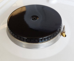 BlueCraft BlueCraft Gaskocher Camping Gas-Kocher 2-flammig mit Zundsicherung, mit Gasschlauch, Gasregler und Gasflasche 10kg, leer  Газовая плита BlueCraft, газовая плита для кемпинга, 2 пламени, с предохранителем, с газовым шлангом, газовым регулятором и