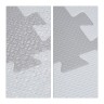 relaxdays 27 x Puzzlematte Sterne weiss-grau 27 x коврик-пазл звезды бело-серый