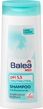 Balea MED Shampoo hautneutral, bei empfindlicher Kopfhaut, 300 ml Шампунь для Волос для Чувствительной Кожи Головы с Провитамином В5, 300 мл