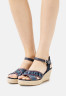 Tommy Hilfiger LOW WEDGE  Espadrilles desert sky НИЗКАЯ КЛЕТКА Эспадрильи небо пустыни