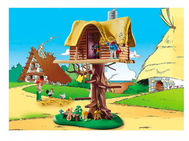 PLAYMOBIL 71016 Asterix: Трубадикс с домиком на дереве