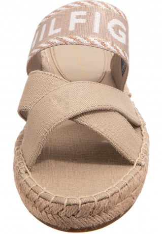 Tommy Hilfiger PANTOLETTEN Mules sandalwood СЛАЙДЫ Мюли сандаловое дерево