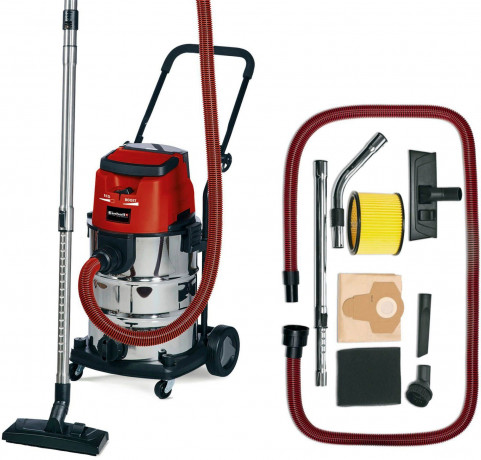 Einhell Einhell Nass-Trocken-Akkusauger TE-VC 36/30 Li S-Solo, 900 W, mit Beutel, Power X-Change, ohne Akku und Ladegerat Беспроводной пылесос Einhell для влажной и сухой уборки TE-VC 36/30 Li S-Solo, 900 Вт, с сумкой, Power X-Change, без аккумулятора и