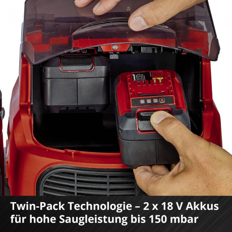 Einhell Einhell Nass-Trocken-Akkusauger TE-VC 36/30 Li S-Solo, 900 W, mit Beutel, Power X-Change, ohne Akku und Ladegerat Беспроводной пылесос Einhell для влажной и сухой уборки TE-VC 36/30 Li S-Solo, 900 Вт, с сумкой, Power X-Change, без аккумулятора и