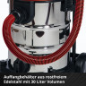 Einhell Einhell Nass-Trocken-Akkusauger TE-VC 36/30 Li S-Solo, 900 W, mit Beutel, Power X-Change, ohne Akku und Ladegerat Беспроводной пылесос Einhell для влажной и сухой уборки TE-VC 36/30 Li S-Solo, 900 Вт, с сумкой, Power X-Change, без аккумулятора и