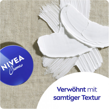 NIVEA Creme, 250 ml, Нивеа Классический крем в банке, пантенол и ланолин, глубокое питание, для всей семьи, 250 мл